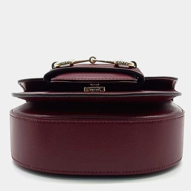 Pre Owned Gucci 1955 Horsebit Mini Top Handle Bag