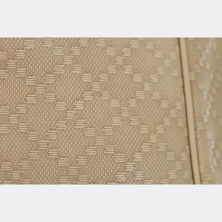 Pre Owned Gucci Leather Bamboo Buckle Tote Bag