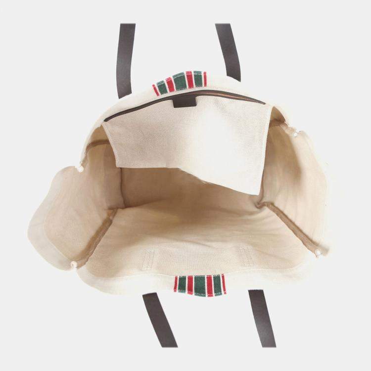 Pre Owned Gucci Canvas Tote bag
