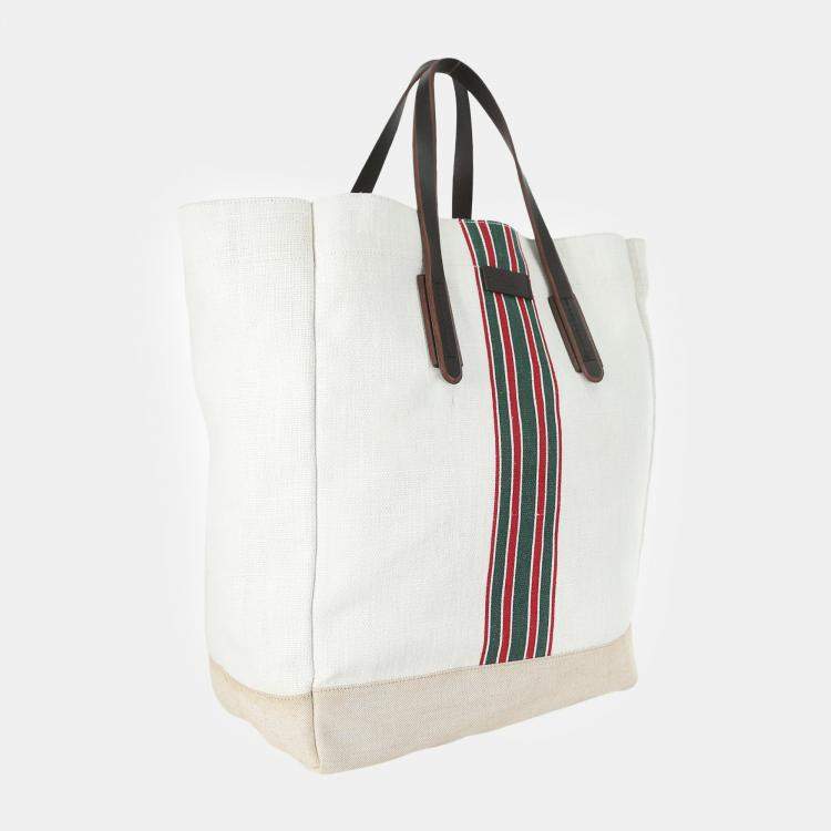 Pre Owned Gucci Canvas Tote bag