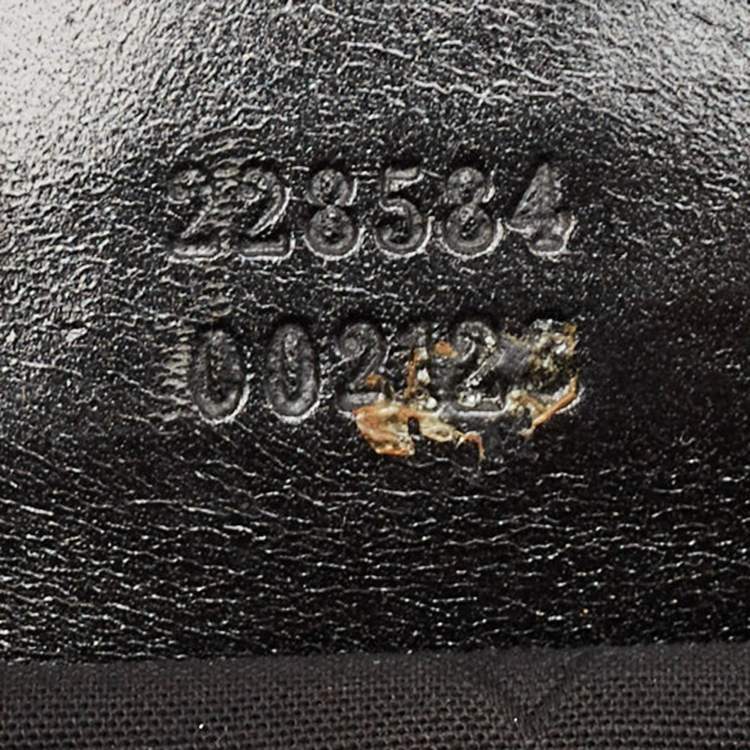 Pre Owned Gucci Iridescent Black Patent Leather Icon Bit Hobo