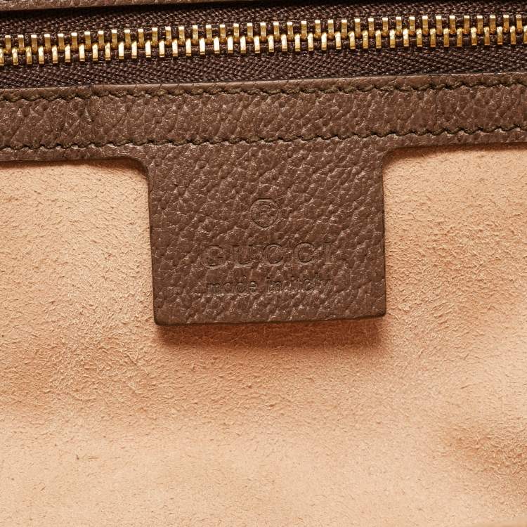 Pre Owned Gucci Beige/Ebony GG Supreme Canvas Medium Ophidia Tote