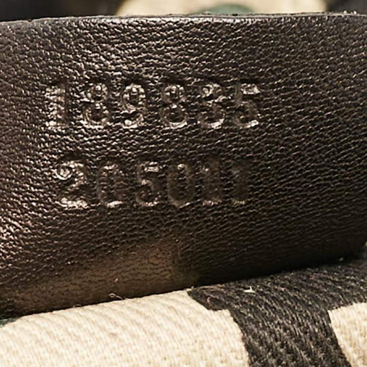 Pre Owned Gucci Black Guccissima Leather Abbey D-Ring Shoulder Bag