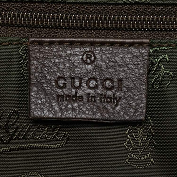 مملوكة مسبقًا Gucci Dark Brown/Beige GG Canvas Large Tribeca Tote