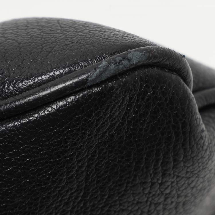 Pre Owned Gucci Black Leather Aphrodite Hobo