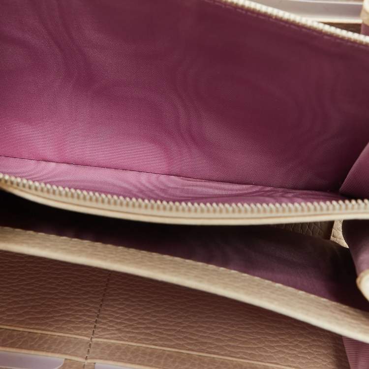 Pre Owned Gucci Off White Leather Mini Dionysus Wallet on Chain 