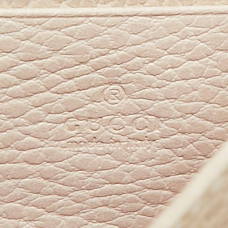 Pre Owned Gucci Off White Leather Mini Dionysus Wallet on Chain 