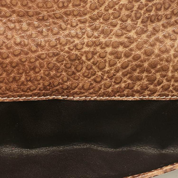 Pre Owned Gucci Beige GG Canvas and Leather Pelham Continental Wallet