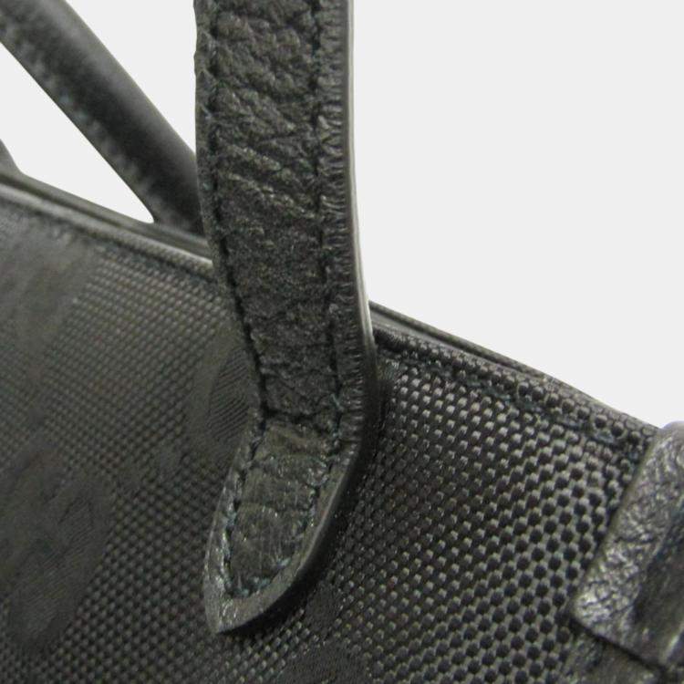 Pre Owned Gucci Black Leather, Nylon Off The Grid  Tote Bag