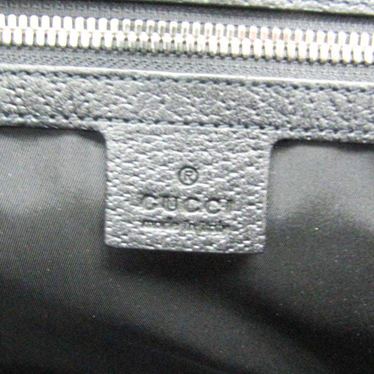 Pre Owned Gucci Black Leather, Nylon Off The Grid  Tote Bag