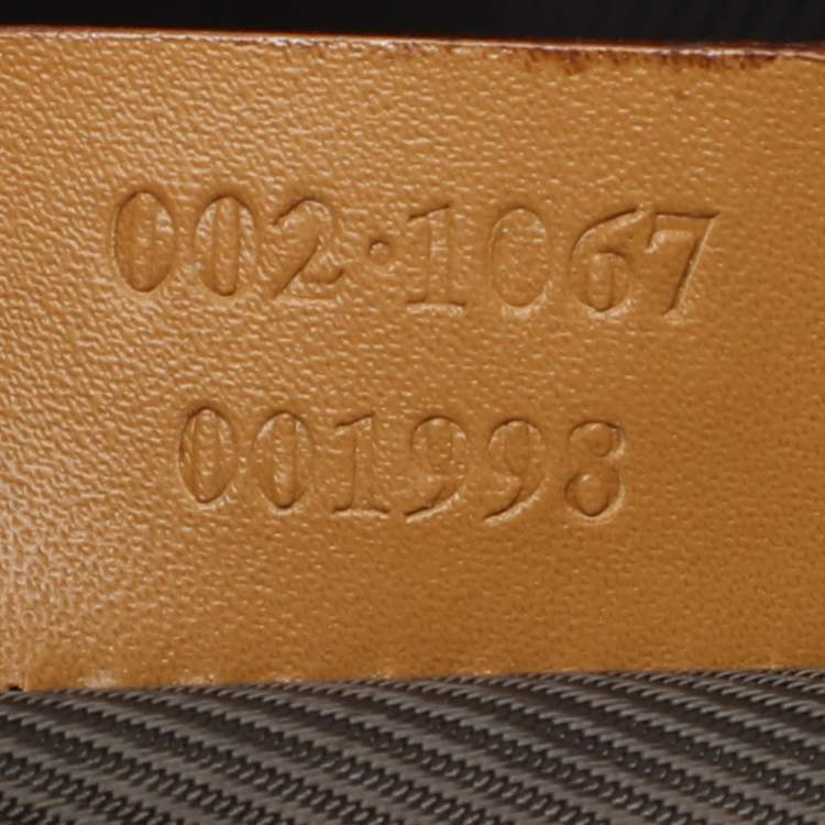 Pre Owned Gucci Beige/Tan GG Canvas and Leather Jackie Bardot Hobo