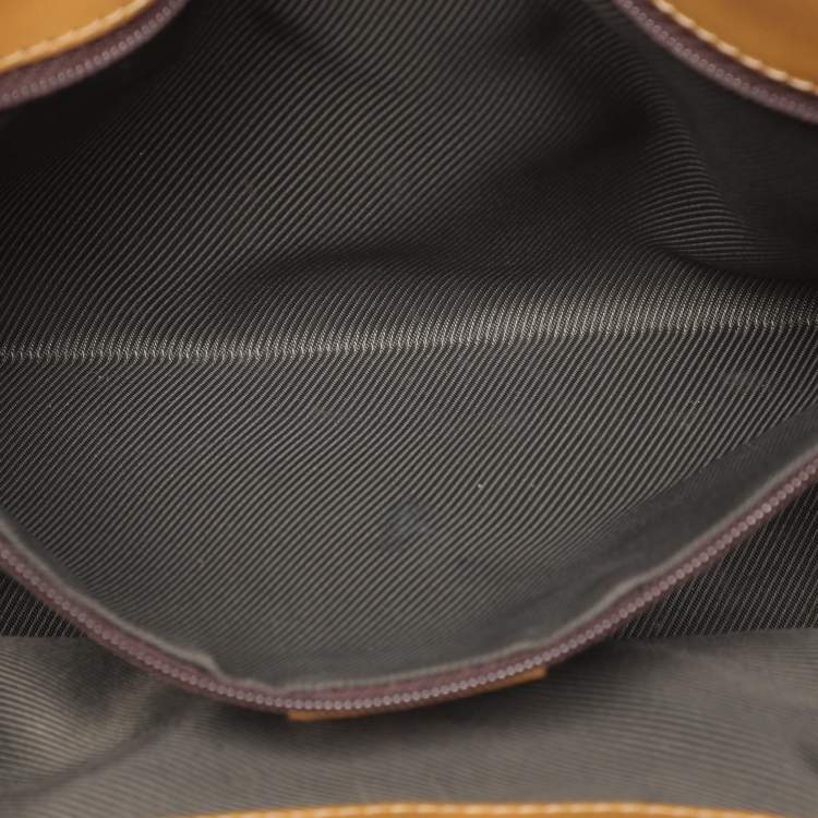 Pre Owned Gucci Beige/Tan GG Canvas and Leather Jackie Bardot Hobo