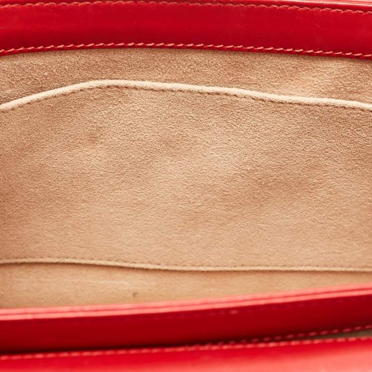 Pre Owned Gucci Multicolor Leather Small Queen Margaret Top Handle Bag