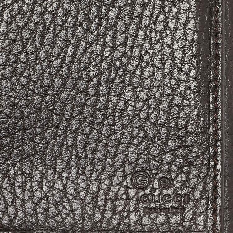مملوكة مسبقًا Gucci Brown Leather Signoria Continental Wallet