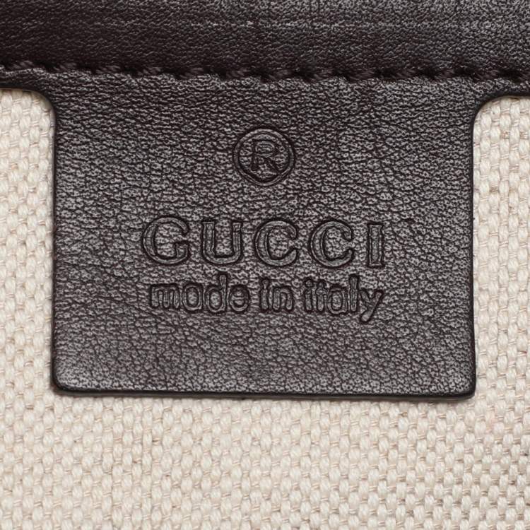 Pre Owned Gucci Brown Guccissima Leather Mayfair Tote