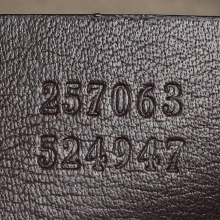 Pre Owned Gucci Brown Guccissima Leather Mayfair Tote