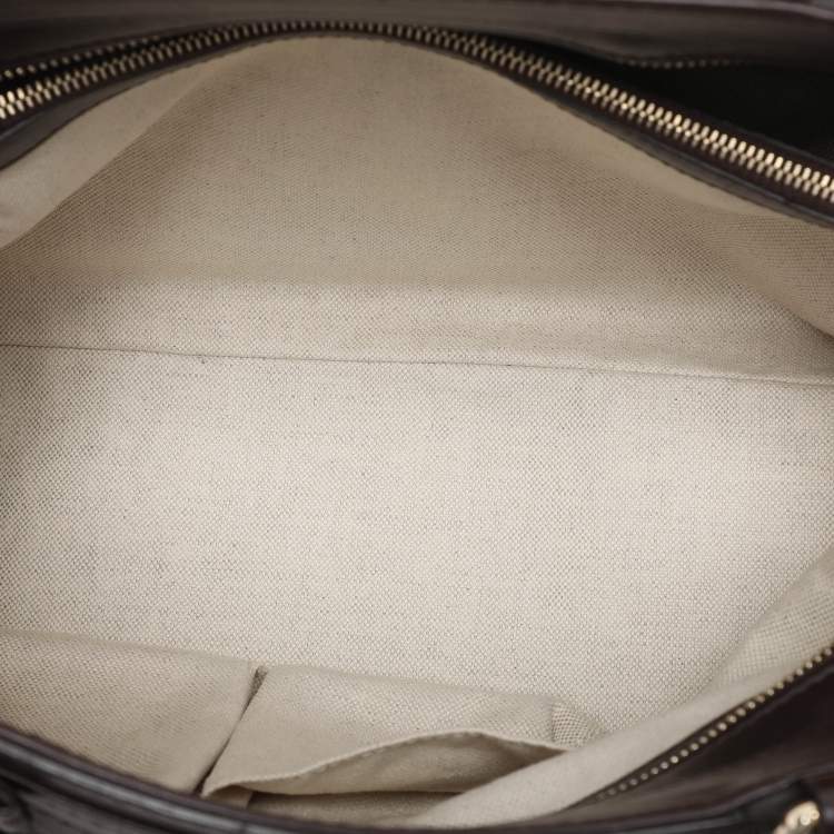 Pre Owned Gucci Brown Guccissima Leather Mayfair Tote