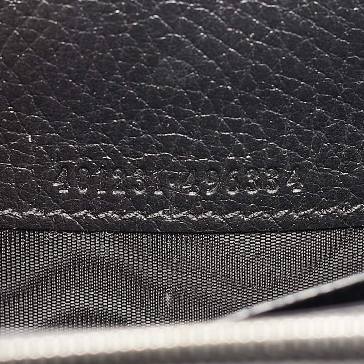 Pre Owned Gucci Black Leather Mini Dionysus Shoulder Bag