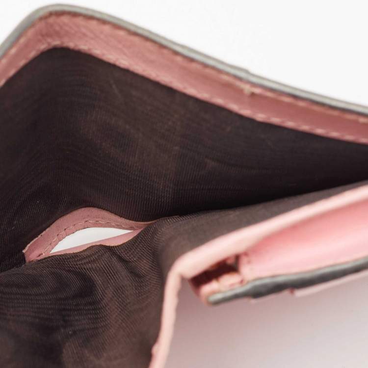 مملوكة مسبقًا Gucci Multicolor Leather Stripe Queen Margaret Card Case