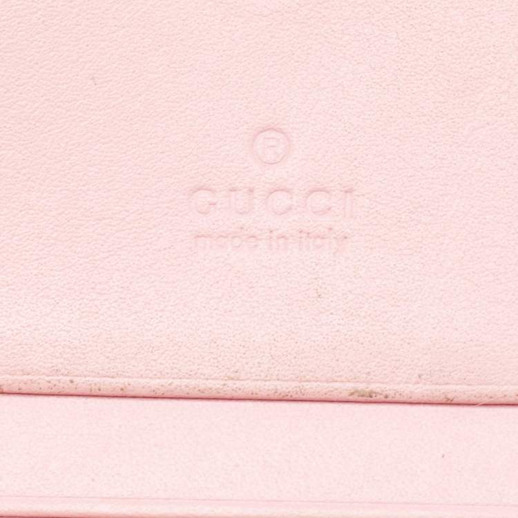 مملوكة مسبقًا Gucci Multicolor Leather Stripe Queen Margaret Card Case