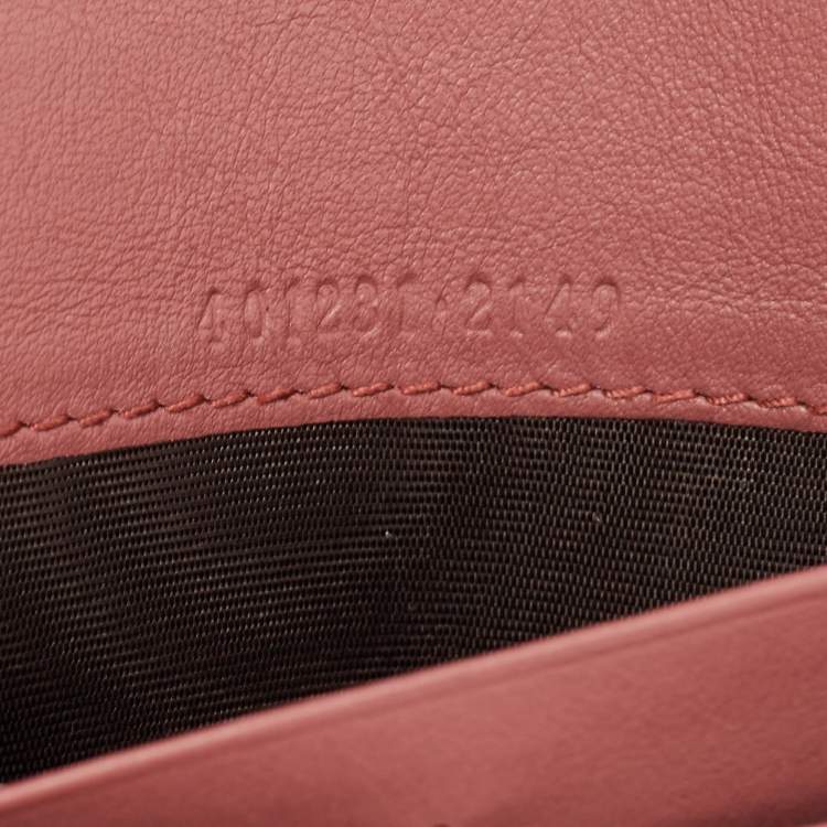 Pre Owned Gucci Pink/Beige GG Supreme Canvas and Suede Mini Blooms Dionysus Shoulder Bag