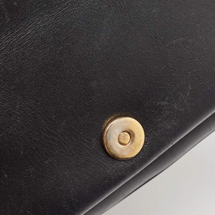 Pre Owned Gucci Black Leather Small Arli Crossbody Bag