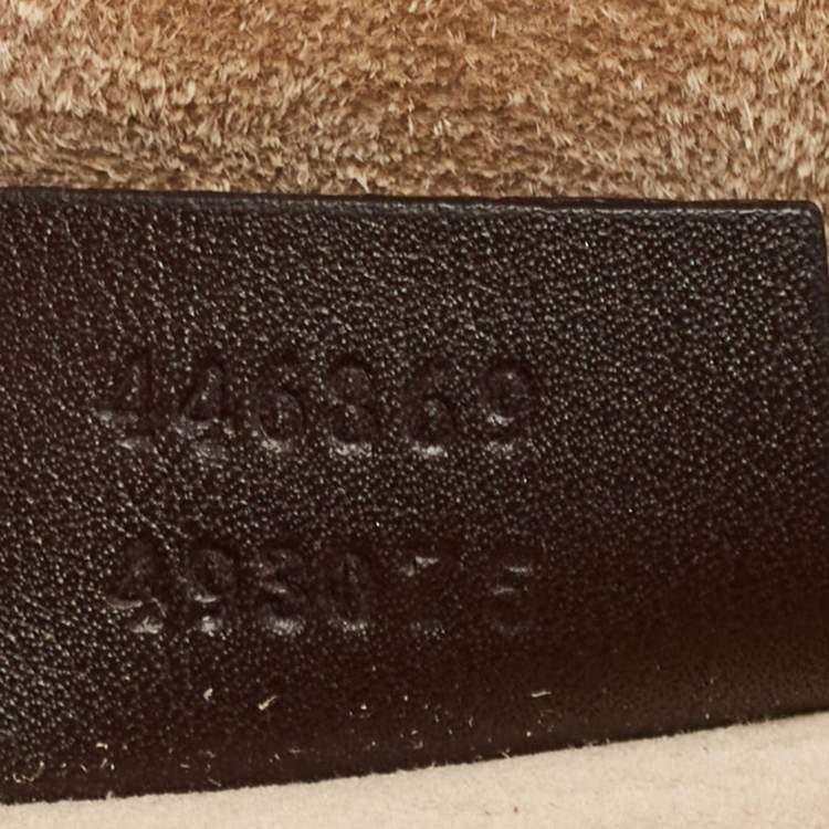 Pre Owned Gucci Cream Python Medium Dionysus Bamboo Top Handle Bag