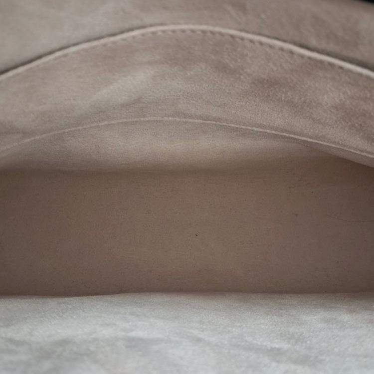 مملوكة مسبقًا Gucci Black Leather Jackie 1961 Large Tote Bag