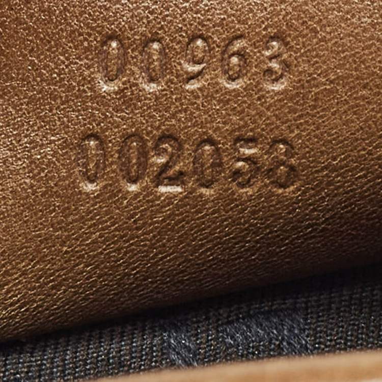 Pre Owned Gucci Brown Suede and Leather Jackie Bardot Hobo