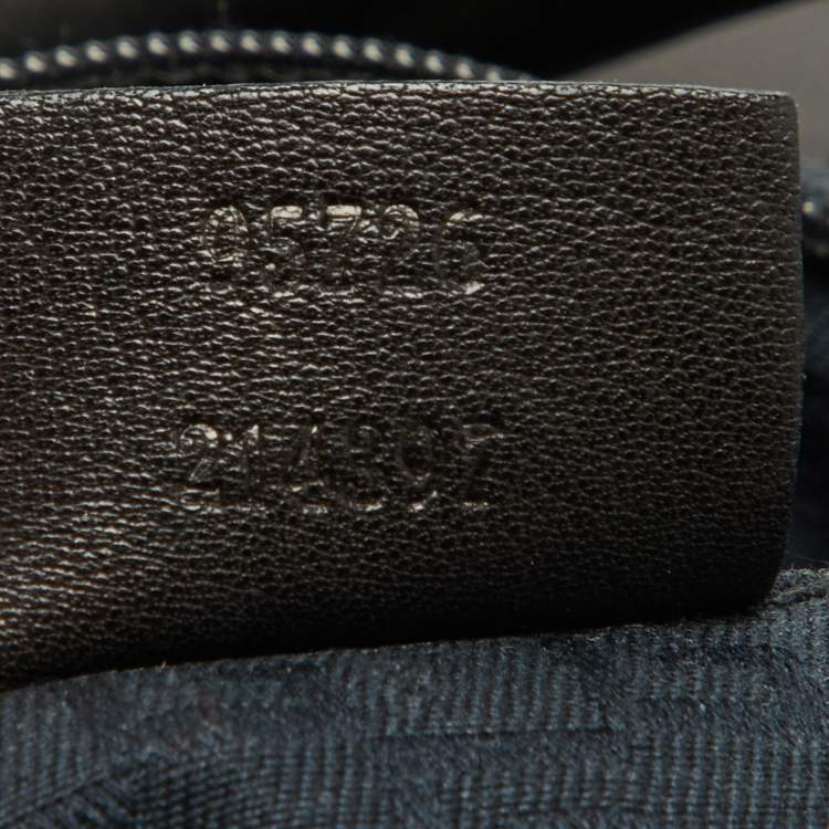 مملوكة مسبقًا Gucci Black Leather Hobo