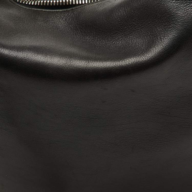 مملوكة مسبقًا Gucci Black Leather Hobo
