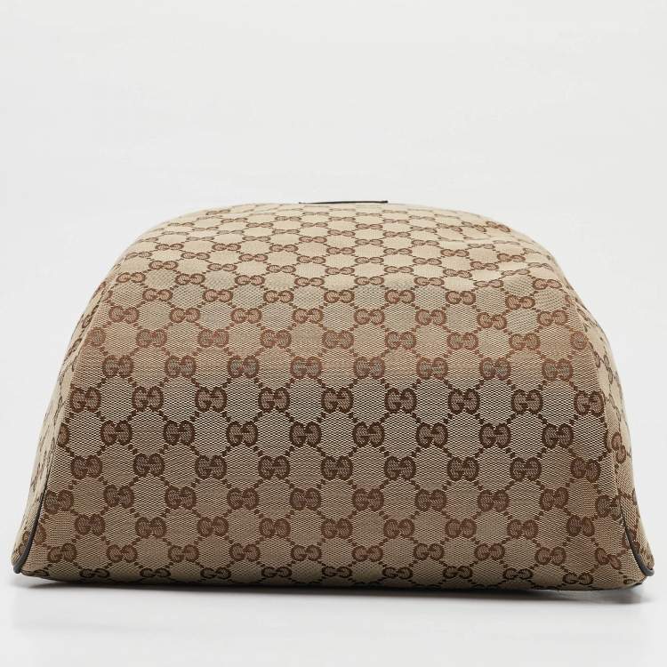 Pre Owned Gucci Beige GG Canvas Backpack