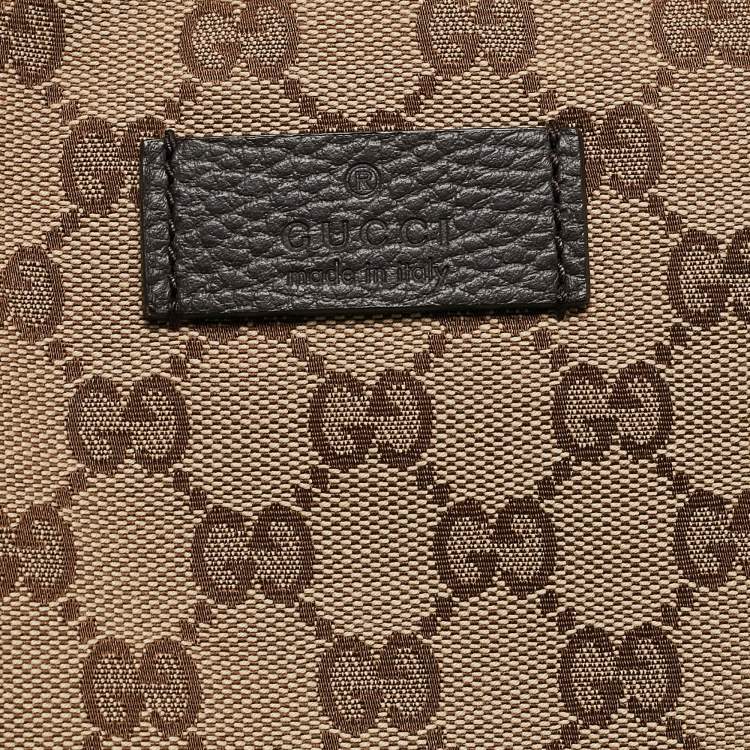 Pre Owned Gucci Beige GG Canvas Backpack