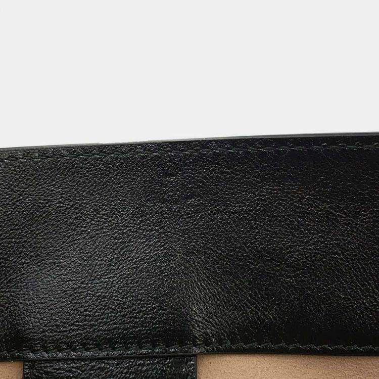 Pre Owned Gucci Black Leather Raja Tote Bag