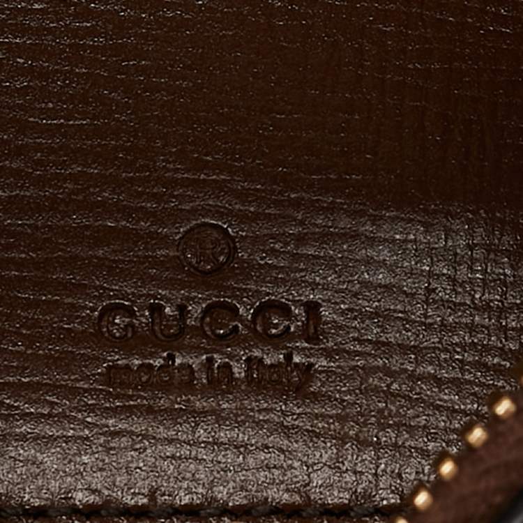 Pre Owned Gucci Beige/Ebony GG Supreme Canvas Mini Ophidia Shoulder Bag