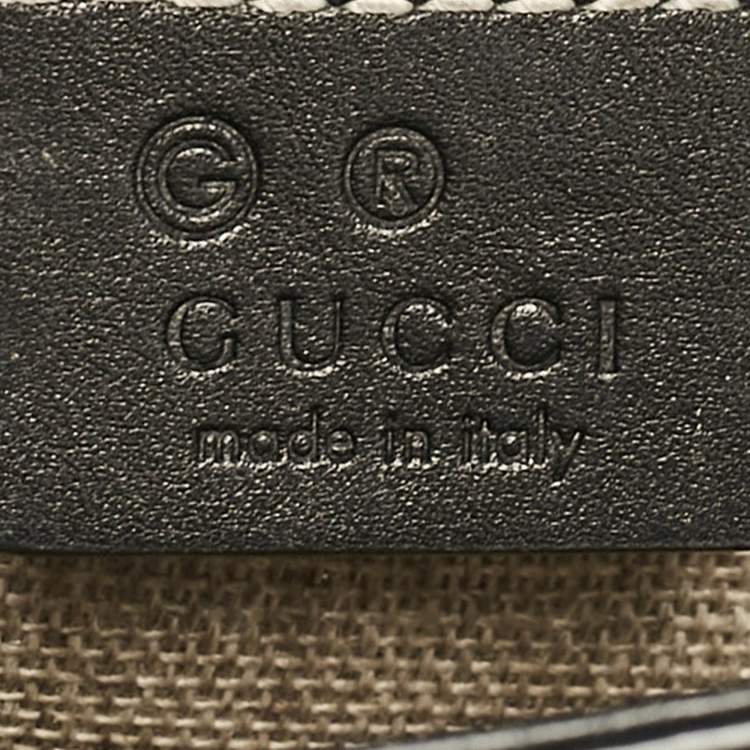 Pre Owned Gucci Black Micro Guccissima Leather Mini Emily Chain Shoulder Bag