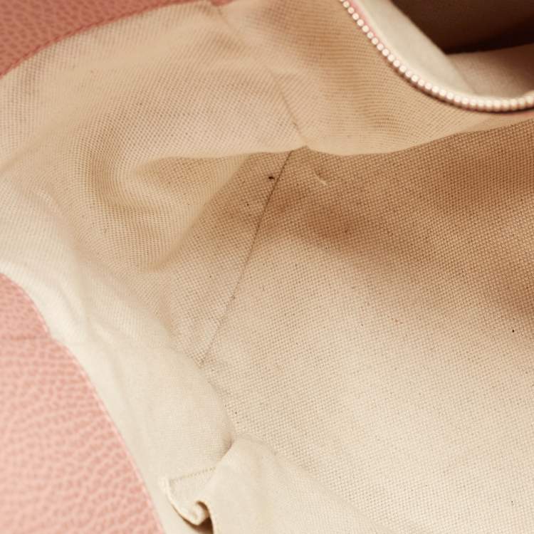 Pre Owned Gucci Dark  Brown Leather Small Swing Tote
