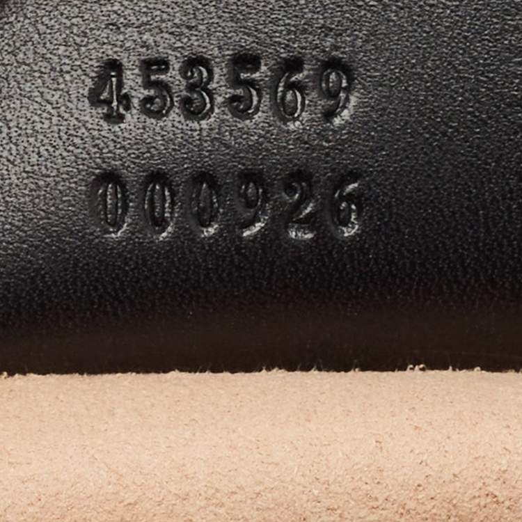 مملوكة مسبقًا Gucci Black Matelassé Leather Medium GG Marmont Tote