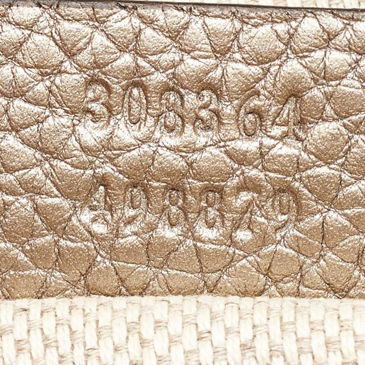 مملوكة مسبقًا Gucci Metallic Leather Small Soho Disco Crossbody Bag