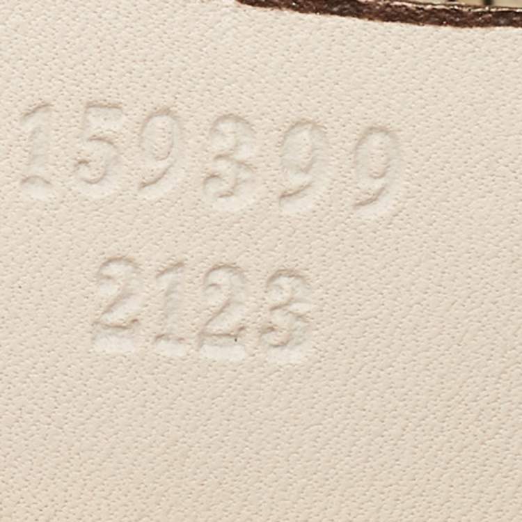 Pre Owned Gucci White/Beige GG Canvas and Leather Wave Boston Bag