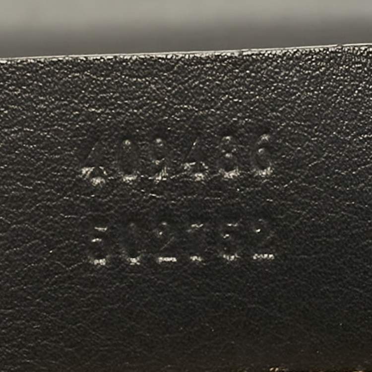 مملوكة مسبقًا Gucci Black/Beige GG Supreme Canvas and Leather Medium Padlock Shoulder Bag