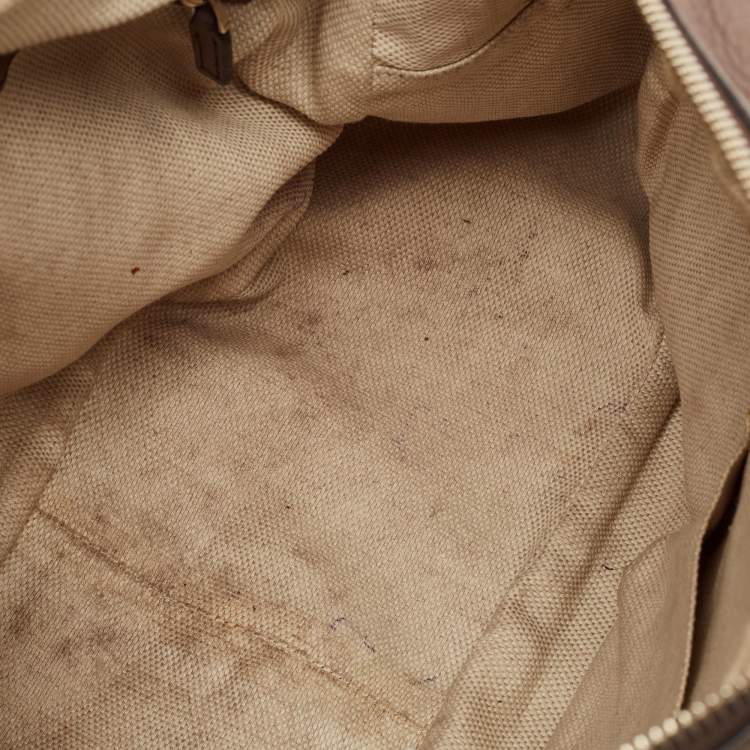 Pre Owned Gucci Grey Leather Large Soho Chain Bag