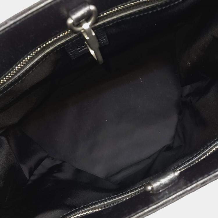 Pre Owned Gucci Black Fabric Off the Grid Long Tote Bag