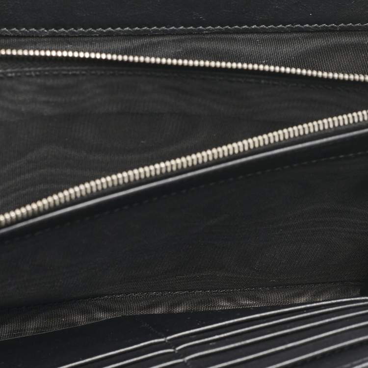 Pre Owned Gucci Black GG Velvet Mini Dionysus Wallet On Chain