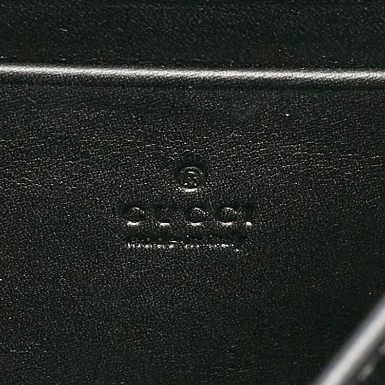 Pre Owned Gucci Black GG Velvet Mini Dionysus Wallet On Chain