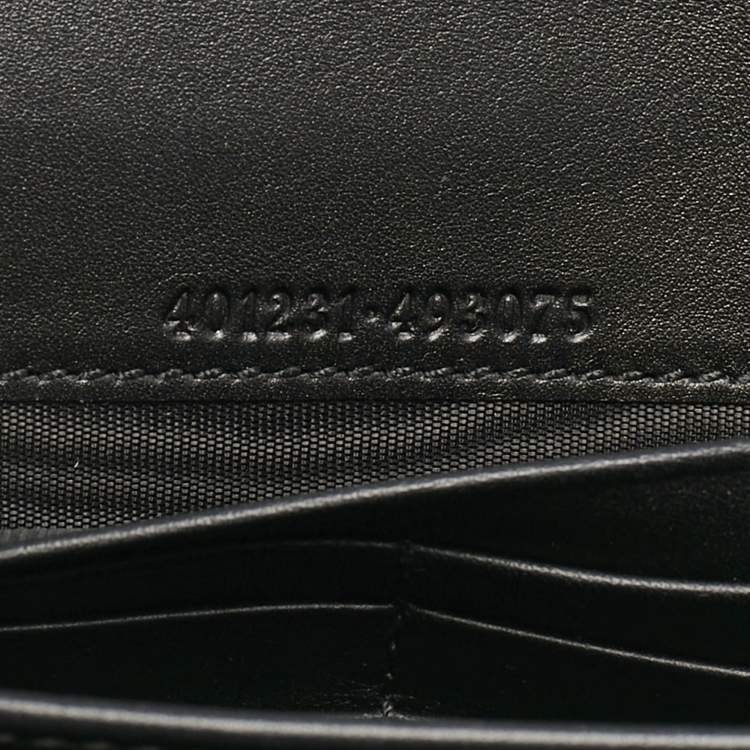 Pre Owned Gucci Black GG Velvet Mini Dionysus Wallet On Chain