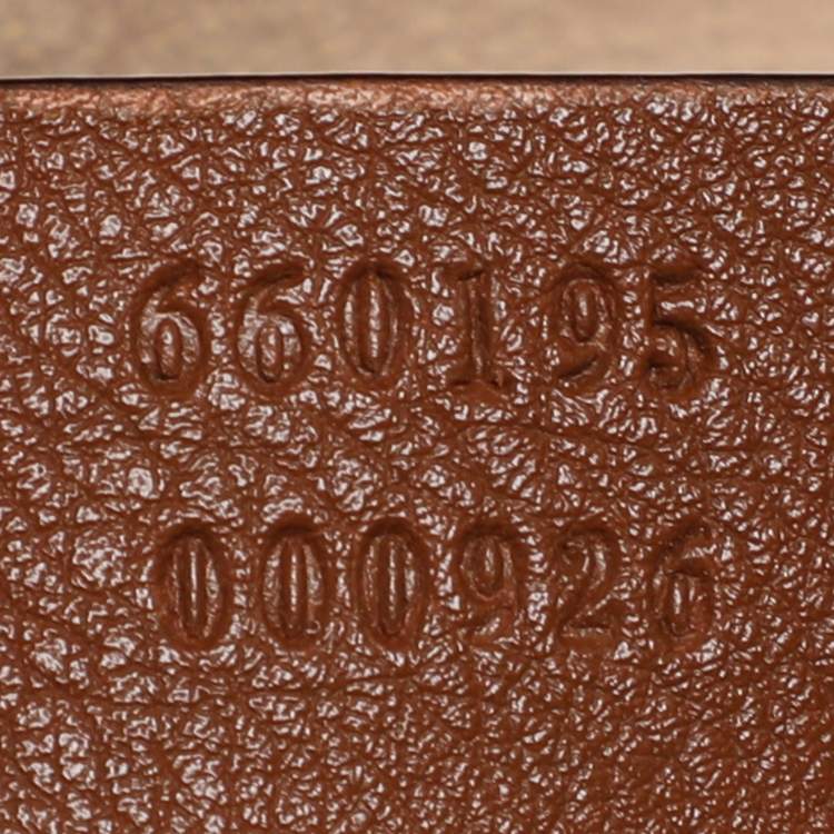 Pre Owned Gucci Brown Leather Small Bamboo Diana Tote
