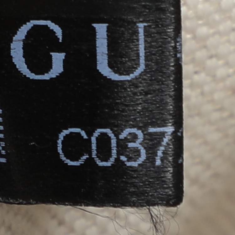 Pre Owned Gucci Blue/Beige GG Supreme Canvas and Leather Mini Ophidia Drawstring Bucket Bag