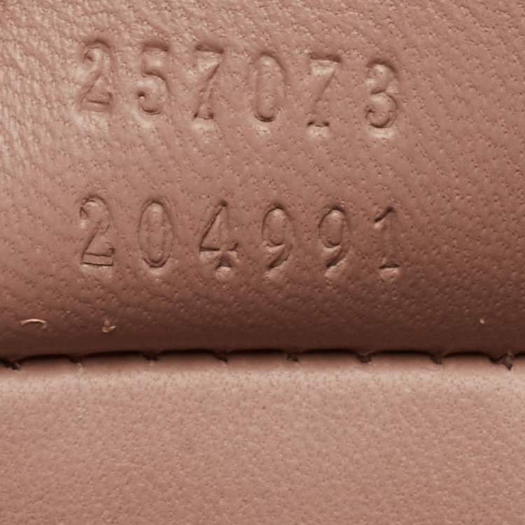 Pre Owned Gucci Beige Microguccissima Patent Leather Broadway Clutch
