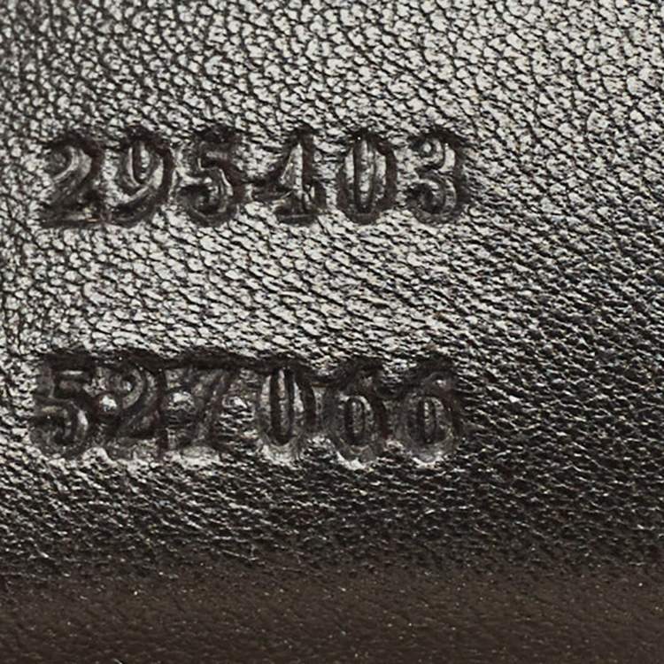 Pre Owned Gucci Black Guccissima Leather Large Emily Chain Shoulder Bag